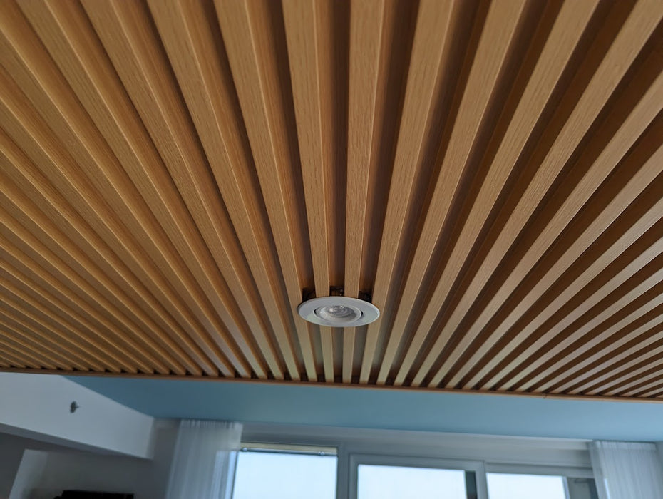 Wood Fluted Panels, Oak, 8 feet long
