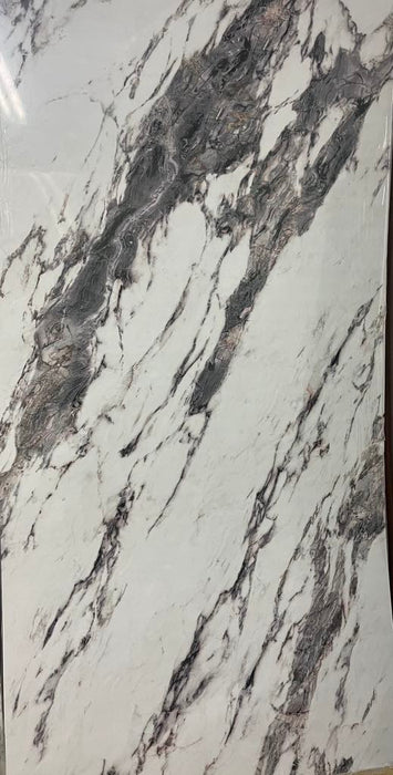UV Marble Sheets, brown white Veined 1 Sheet, 4 X 8 Feet