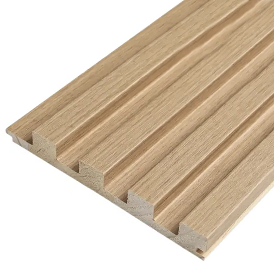 Wood Fluted Panels, Oak, 8 feet long