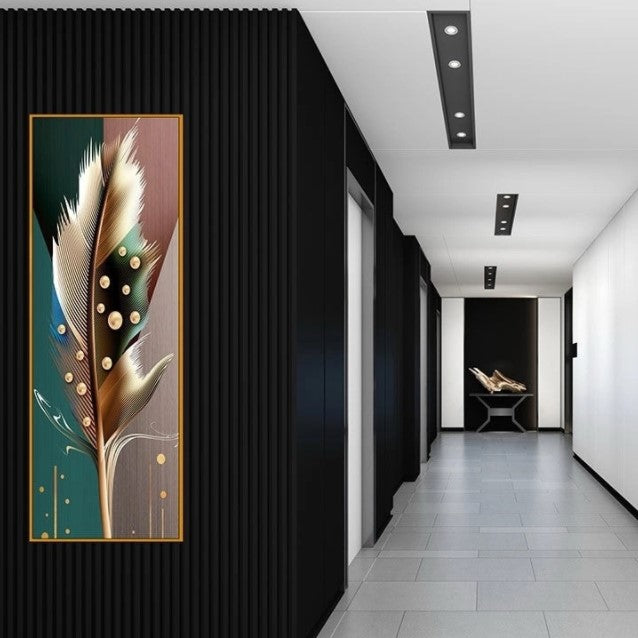 WPC Fluted Panels, Black color, 8 feet long * 6.5inch