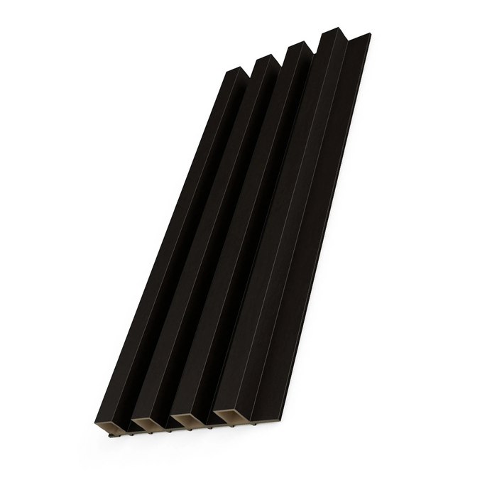 (Sample) WPC Fluted Panels Black