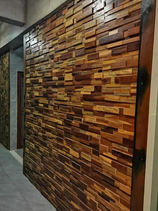 Wood Wall Pannel Mosaic Tile (Set of 6) 11.62 sqft